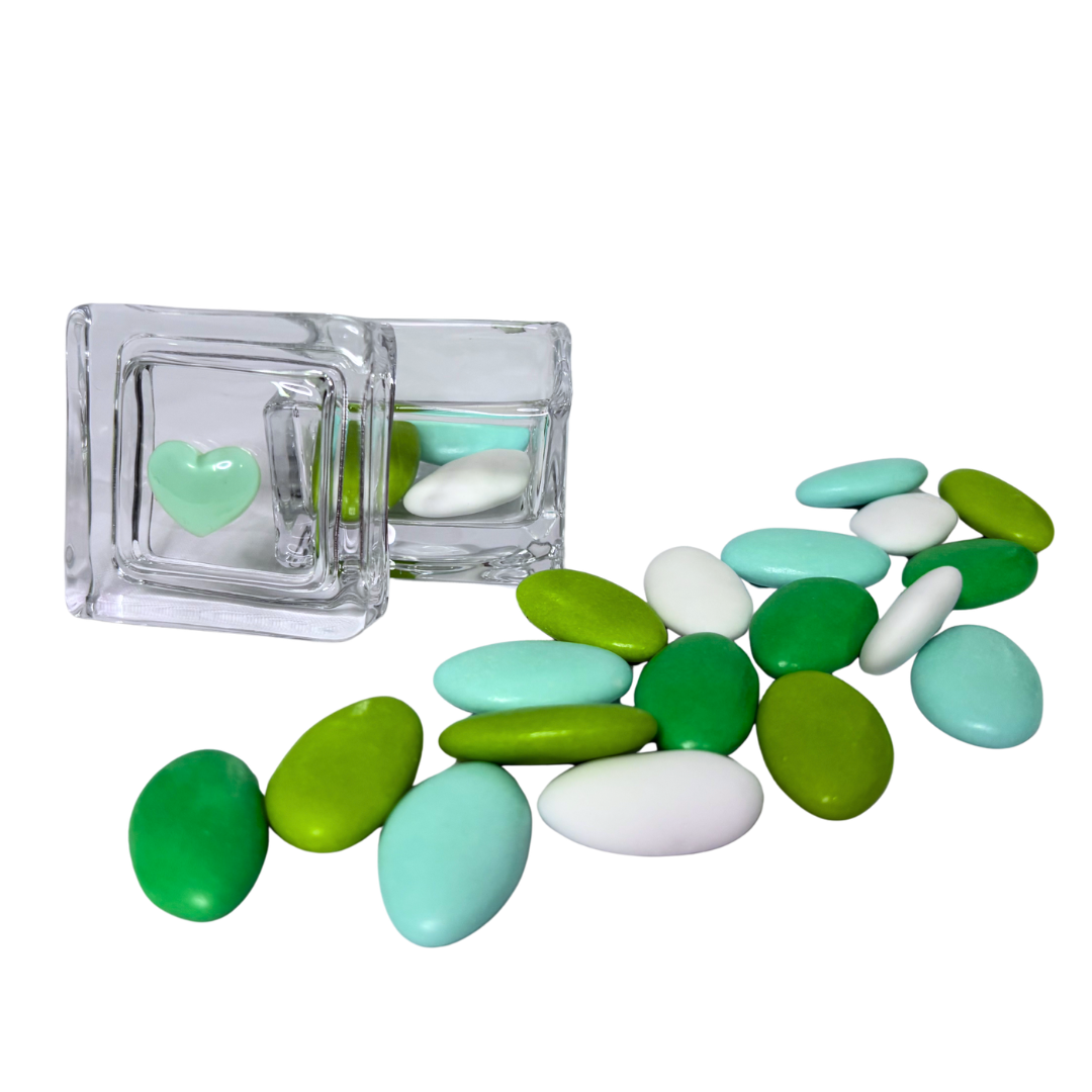 Cubotto vetro con applicazioni